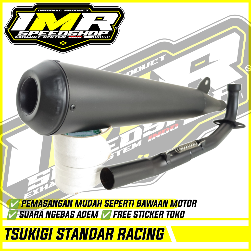 KNALPOT TSUKIGI STANDAR RACING ASTREA GRAND PRIMA STAR IMPRESSA LEGENDA