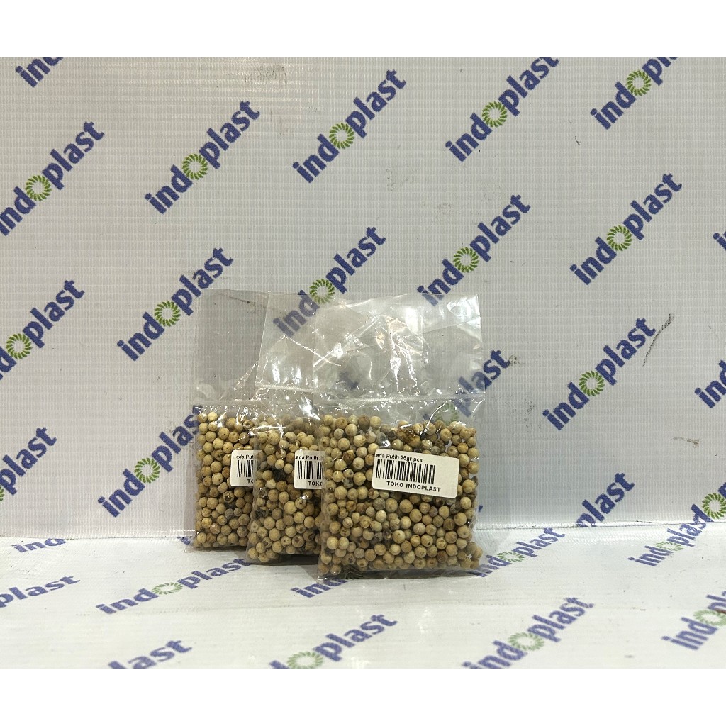 

Lada Putih Butir repack 50gr / Merica Putih Super / Lada Putih Alami