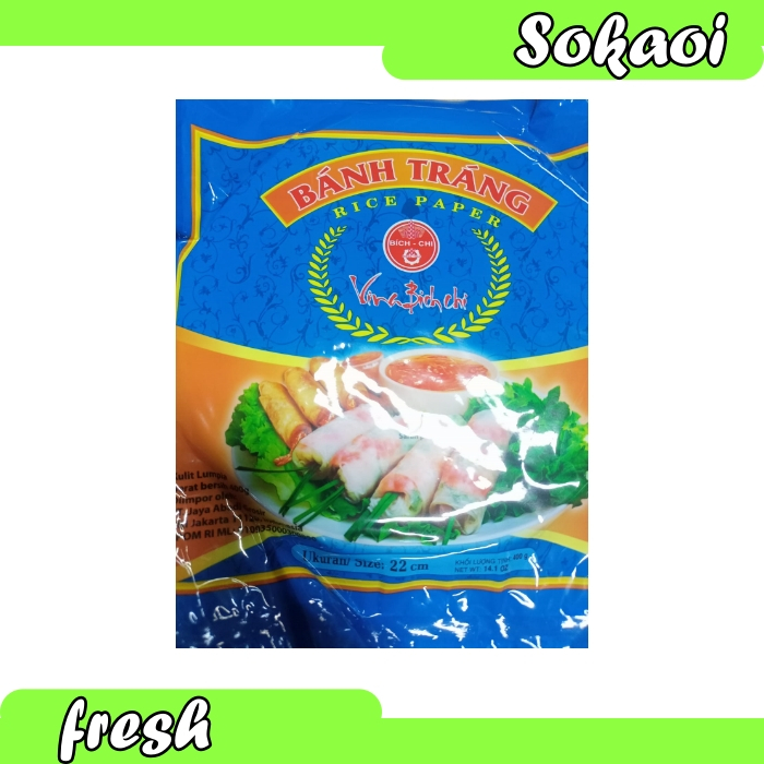 

RICE PAPER 22CM KULIT SPRING ROLL TRANSPARAN