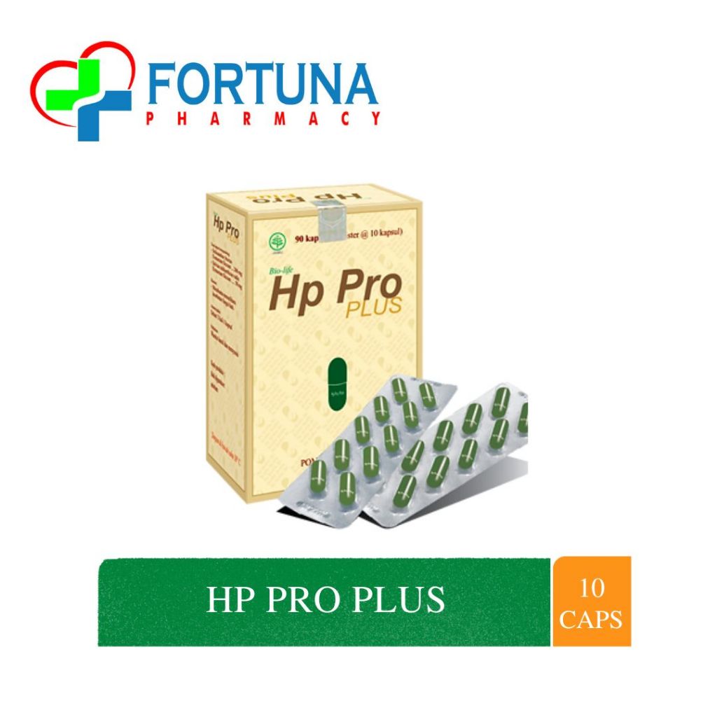 HP Pro Plus 1 Strip 10 Kapsul - HpPro BioLife Obat Fungsi Hati