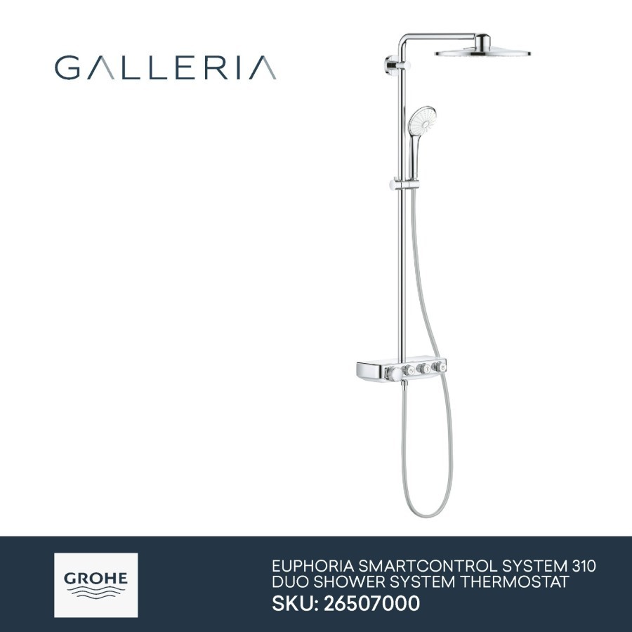 Grohe Euphoria SmartControl 310 Duo Shower System Thermostat 26507000 / Grohe Shower