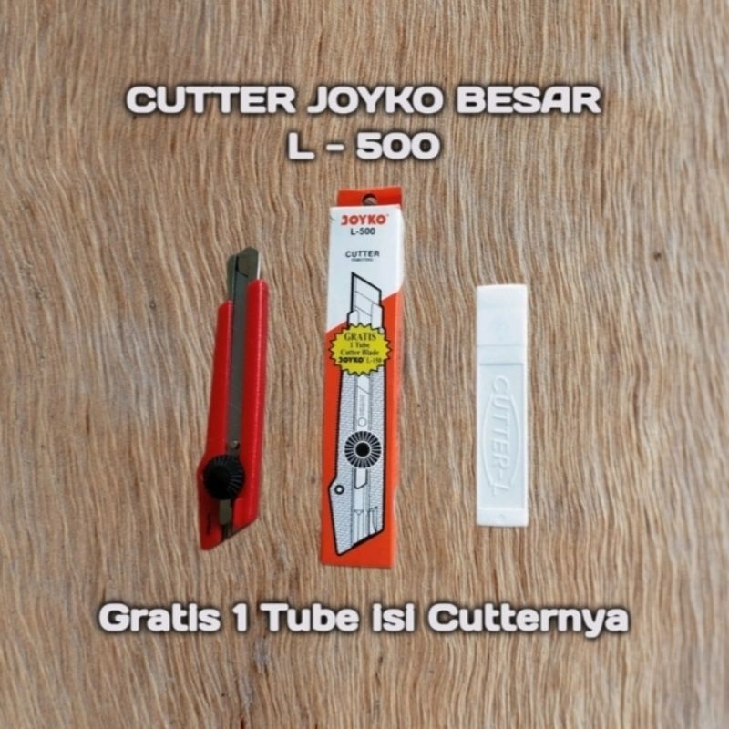 

Cutter Joyko Besar L 500 Gratis 1 Tube Refill
