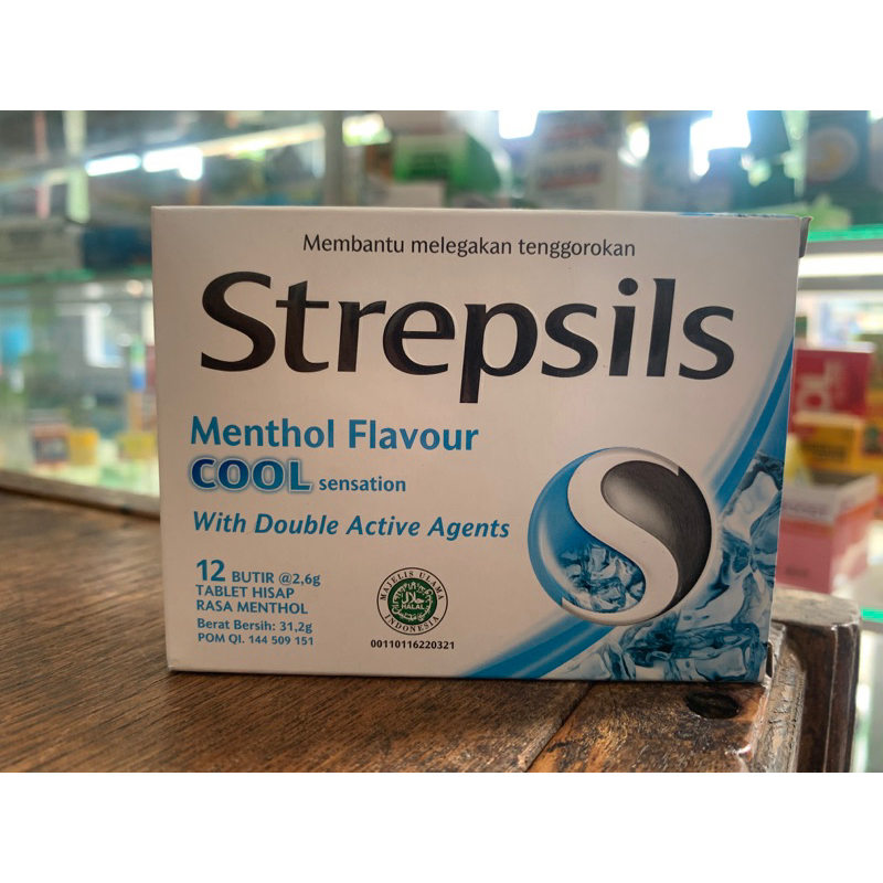 

STREPSILS | SAKIT TENGGOROKAN | RADANG TENGGOROKAN TABLET HISAP PERMEN MINT