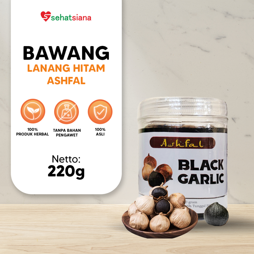 

Black Garlic Ashfal Bawang Putih Tunggal Lanang Hitam Premium atasi Tekanan Darah Tinggi Kolesterol