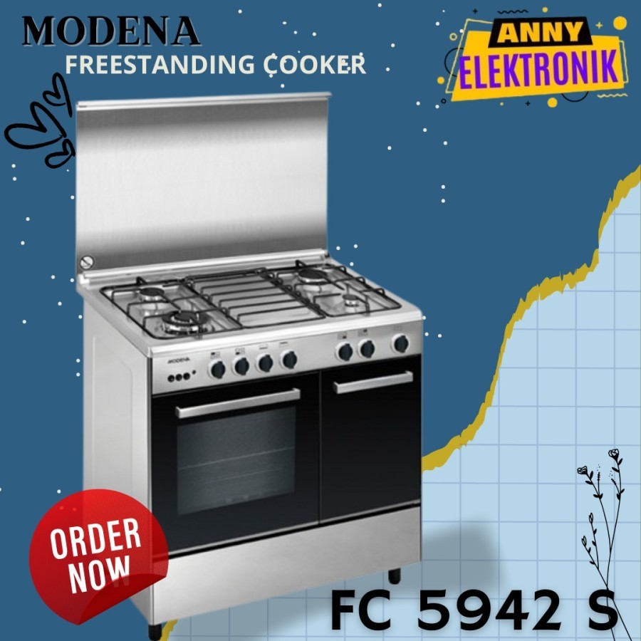 Freestanding Modena FC 5942 S (STAINLESS)
