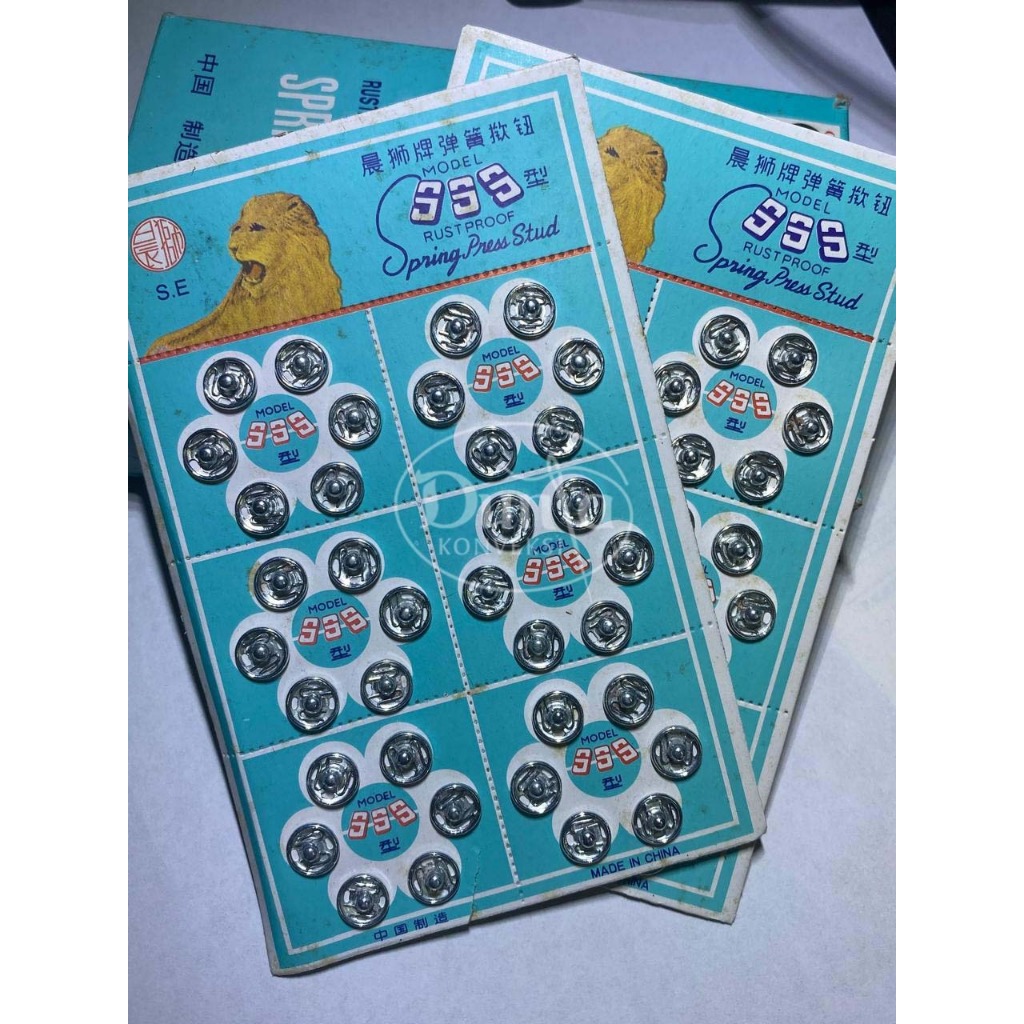 KANCING JEPRET 999 CAP SINGA KANCING CETET CEPRET BAJU