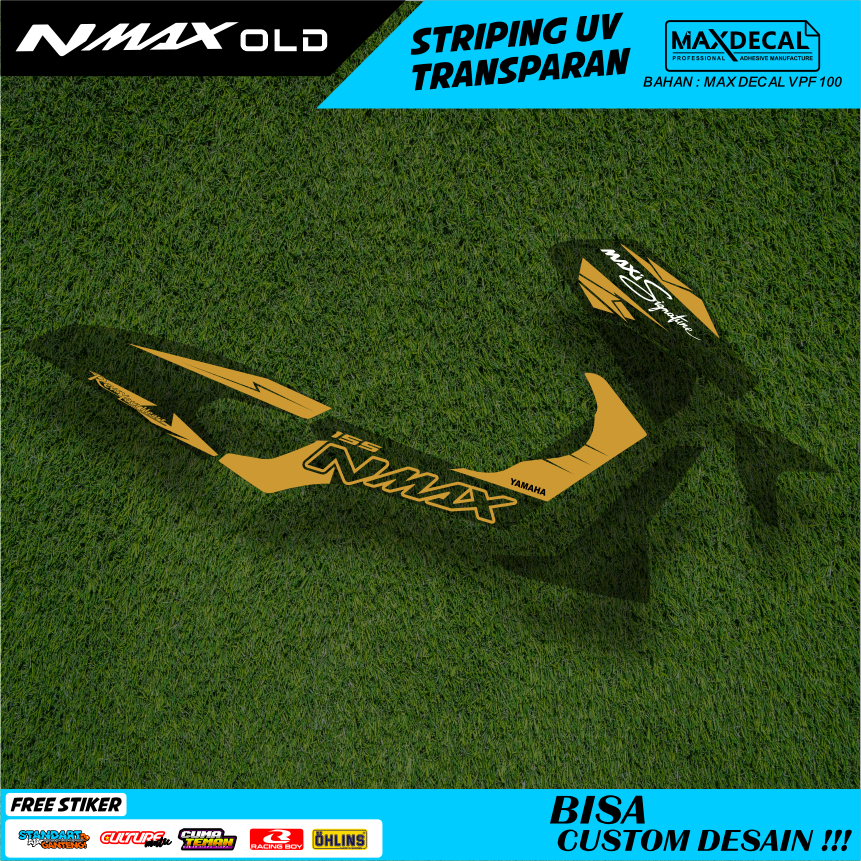 striping nmax turbo new thailand transparan old modifikasi motif api minimalis racing stiker nmax 34