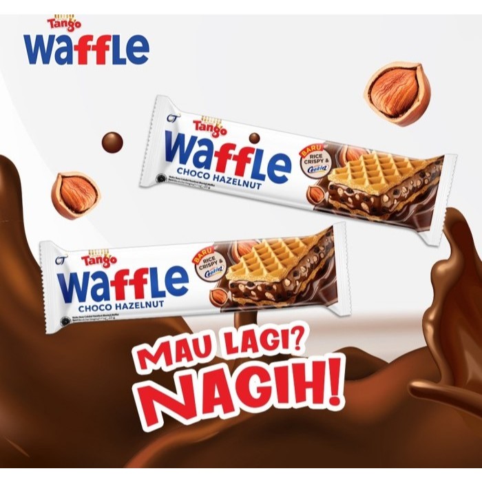 

TANGO WAFFLE CHOCO HAZELNUT / TANGO WAFFLE COOKIES AND CREAM 1BOX ISI 12PCS