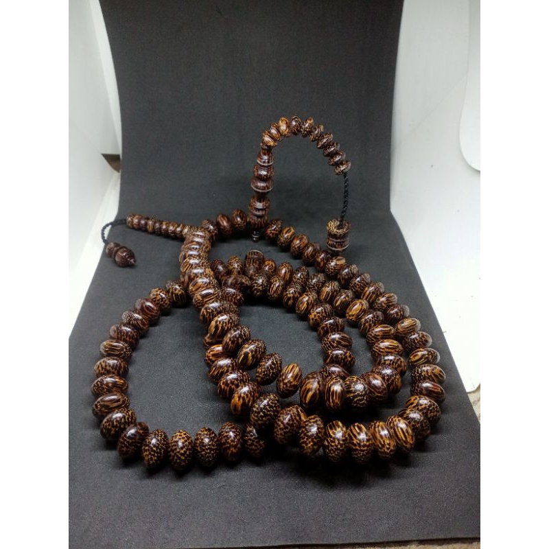 tasbih kayu liwung pipih 16 mm