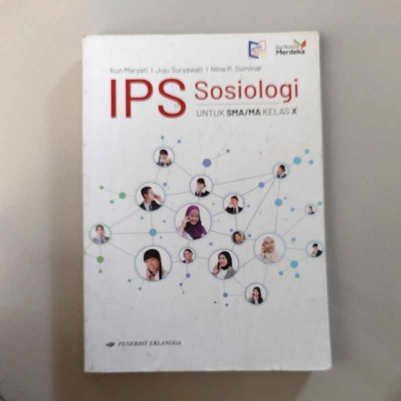 Buku IPS Sosiologi SMA/MA Kelas. 10/ X Erlangga - Bekas