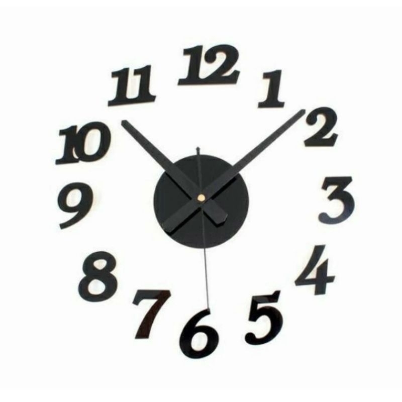 Jam Dinding Hias Aesthetic / Jam Dinding DIY Hiasan Ruangan / Jam Dinding Tempel DIY / JDD DIY