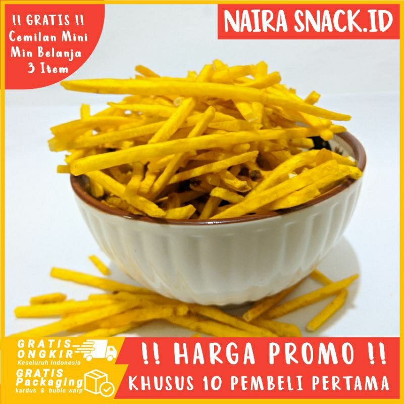 

Keripik Stik Talas / Stik Talas Gurih / Keripik Talas Bogor 250gran