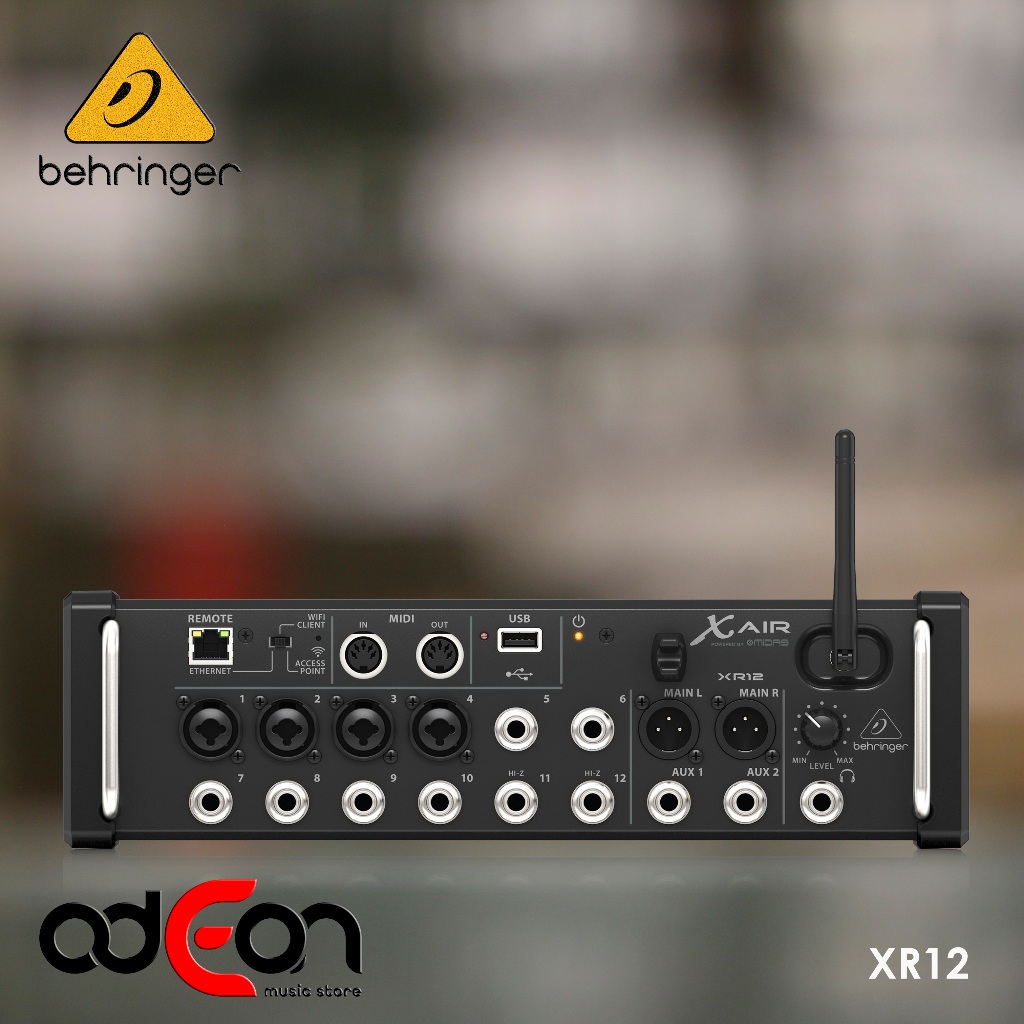 Behringer XR12 XR 12 X AIR 12 12-Input Digital Mixer for iPad/Android Tablets