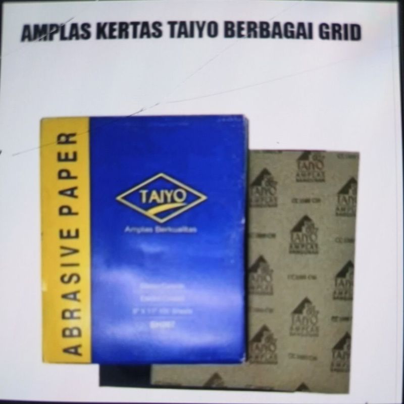 Amplas Taiyo Lembaran Amplas Halus Dan kasar