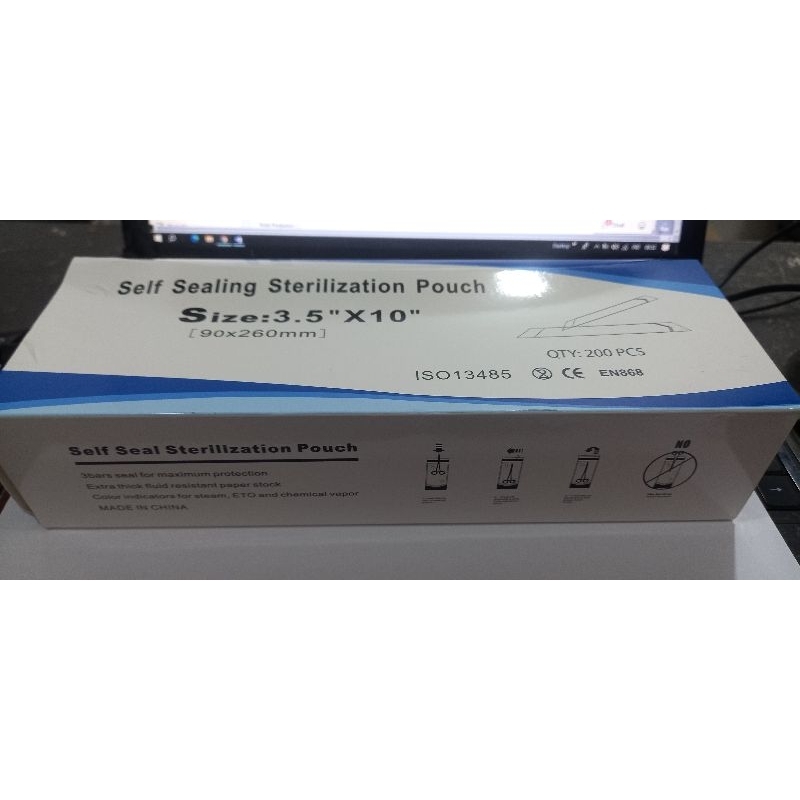 steril pouches (plastik sterilisasi ) 200 pcs