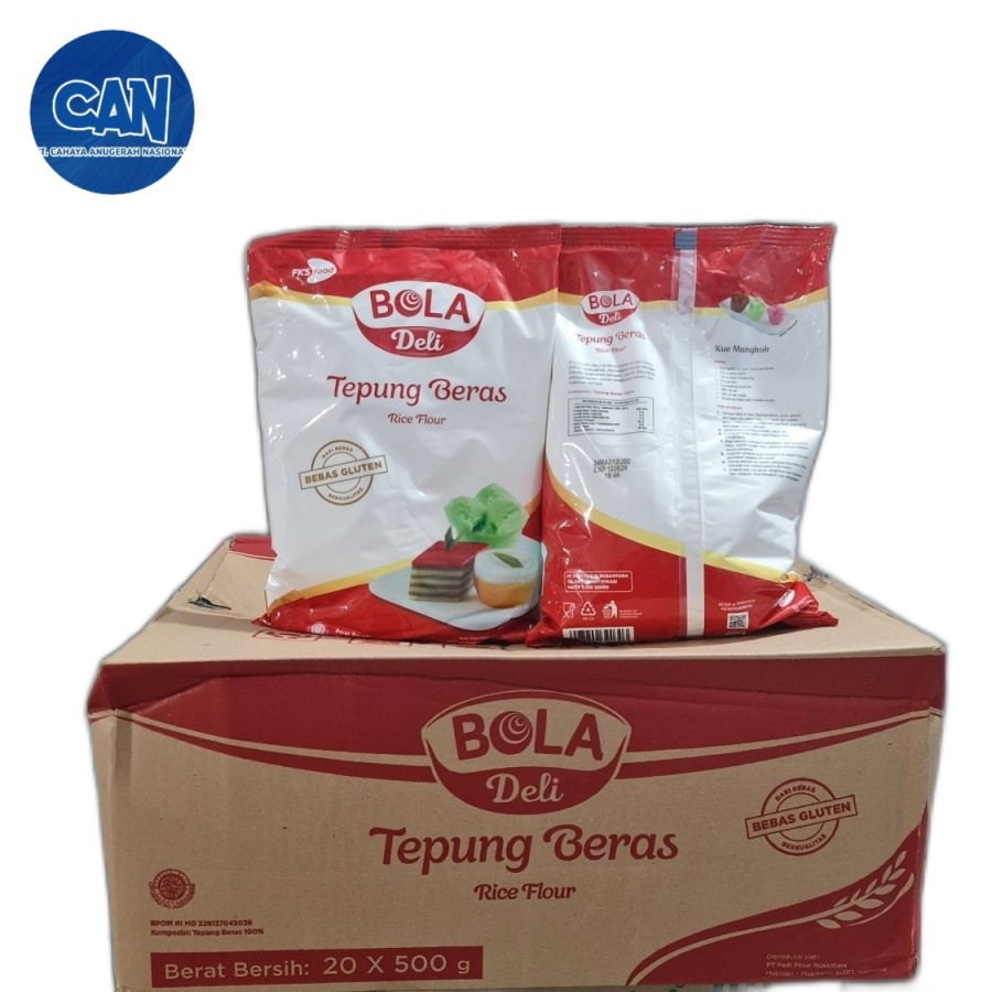 

Tepung Beras BOLA Deli 500 Gram