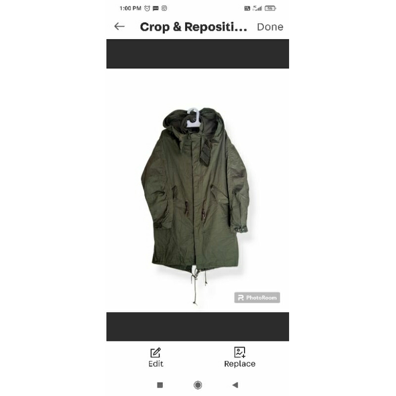 Jaket parka fishtail Kai Aakmann