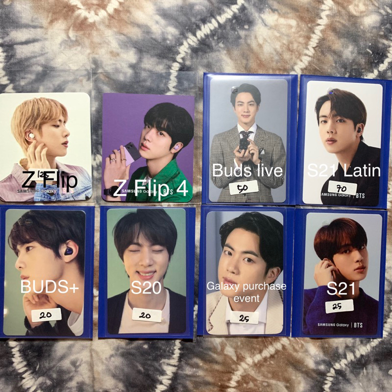 [READY] PHOTOCARD PC BTS JIN SAMSUNG EARBUDS
