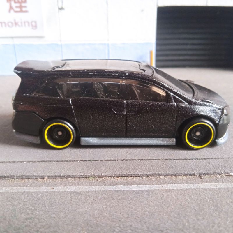 hot wheels hotwheels loose Honda Odyssey custom decal repaint hitam black doff