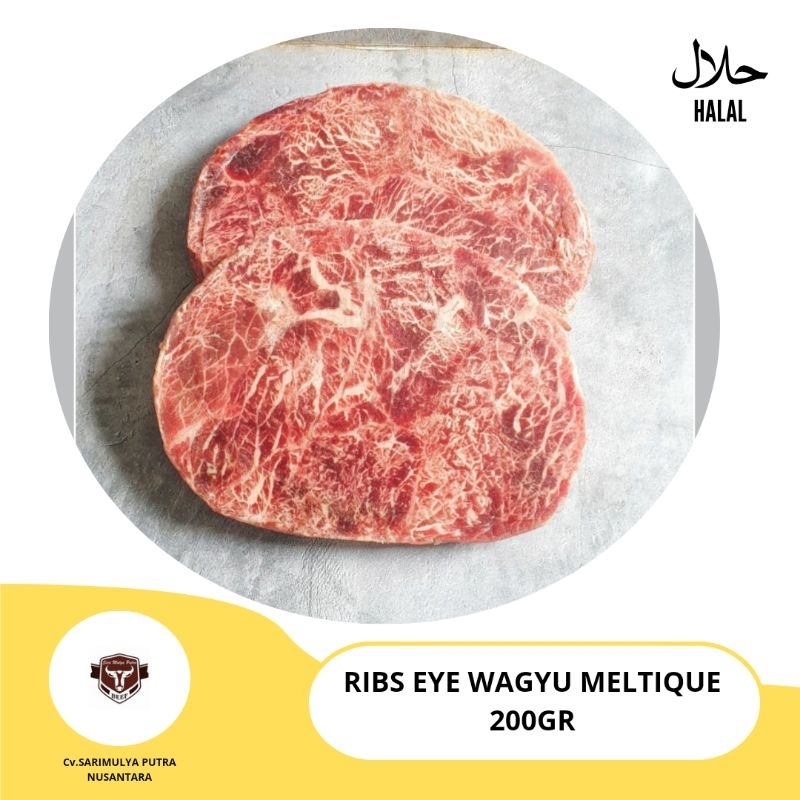 

Daging ribeye / daging steak wagyu meltique murah