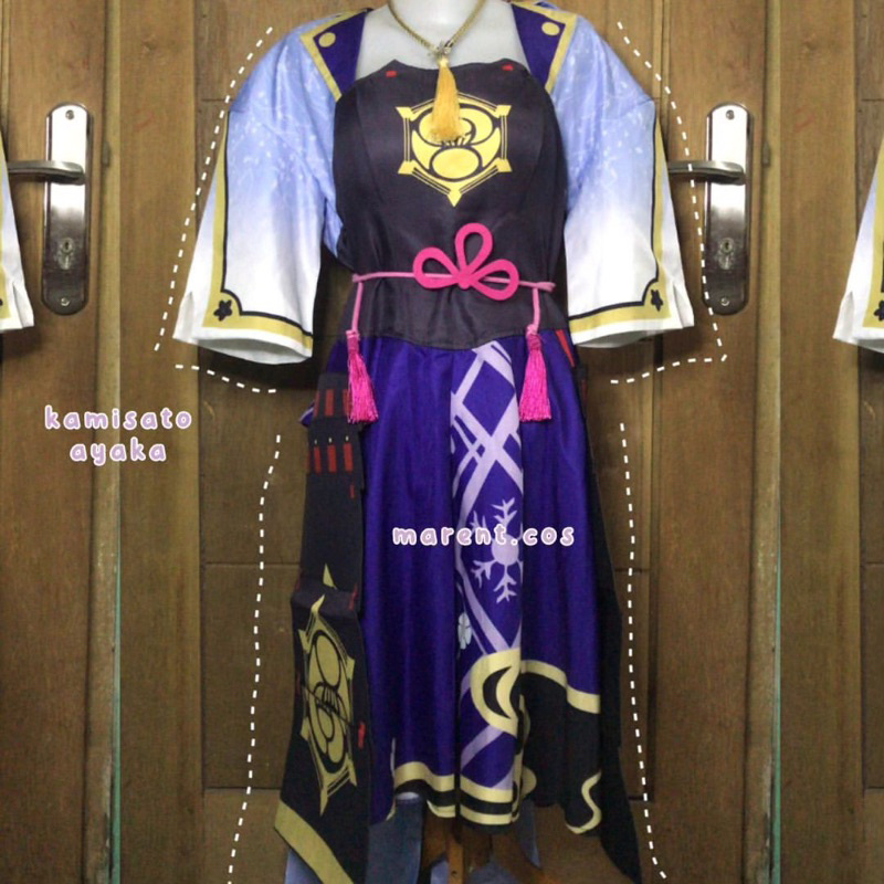 Harga Miring Rental Costum Cosplay Kamisato Ayaka Genshin Impact