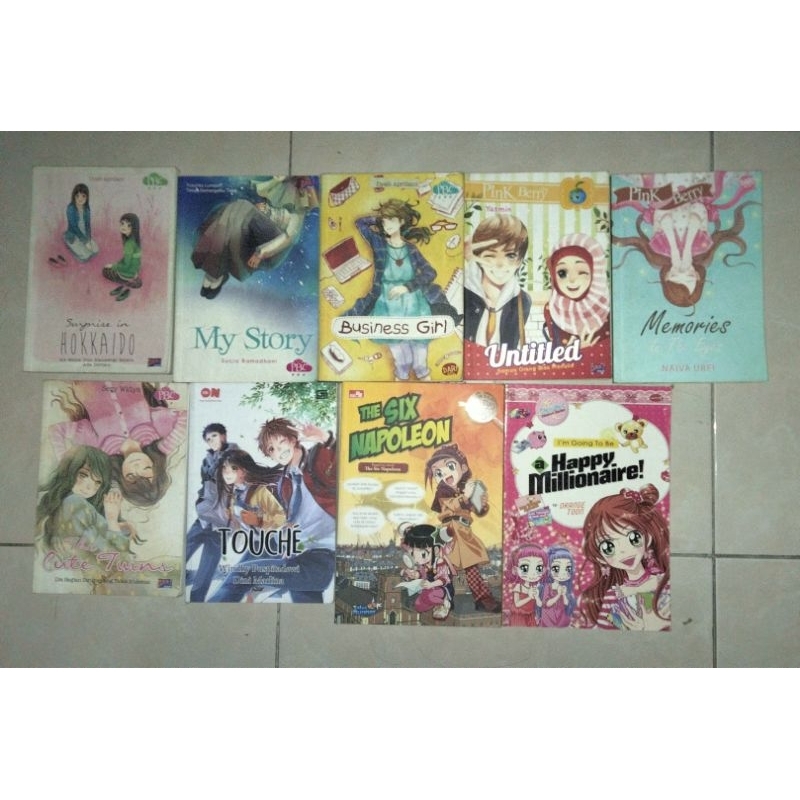 Novel dan Komik remaja bekas PBC re:N
