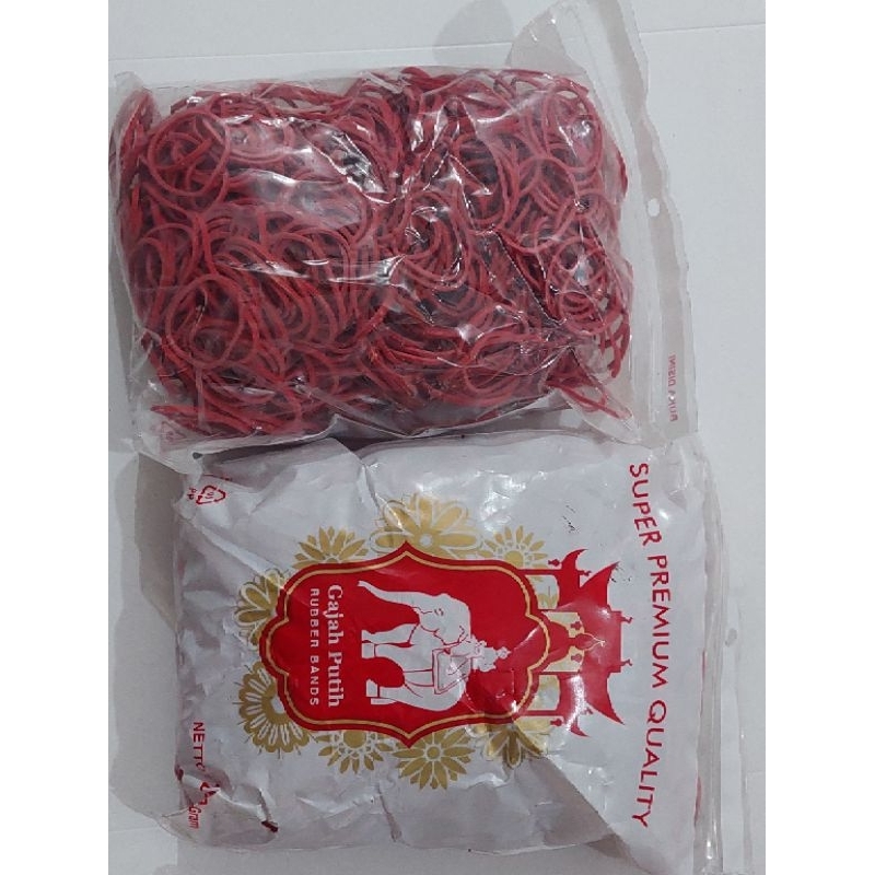 

KARET GELANG MEREK GAJAH MERAH ISI 1/4Kg