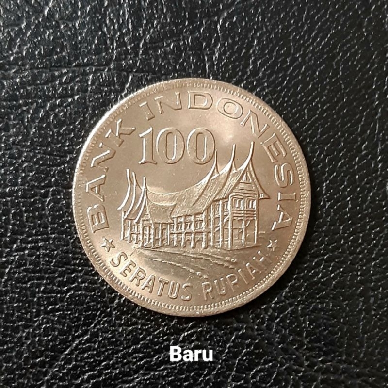 Uang koin kuno 100 Rupiah tipis 1978 (Baru & Bekas)