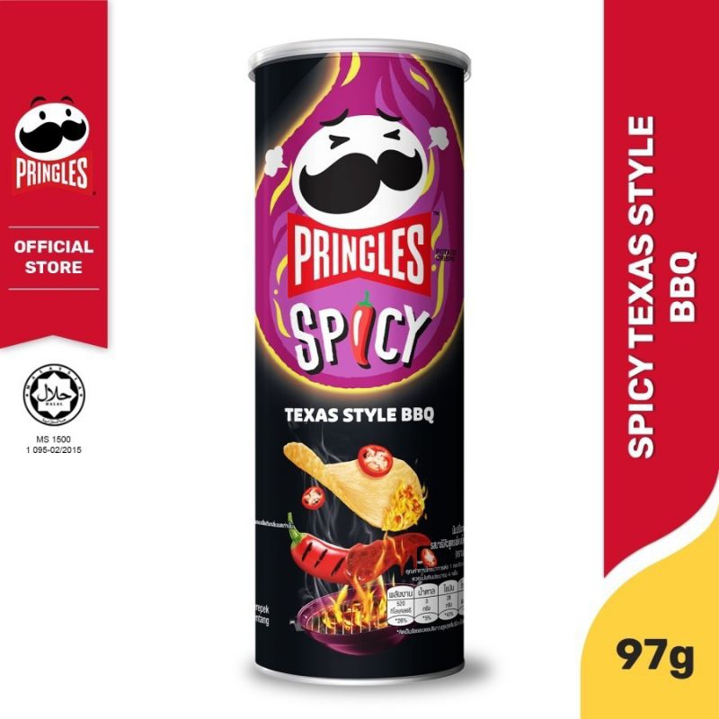 

Pi Store | Pringles Spicy Texas Style BBQ 97g Kartonan isi 12pcs