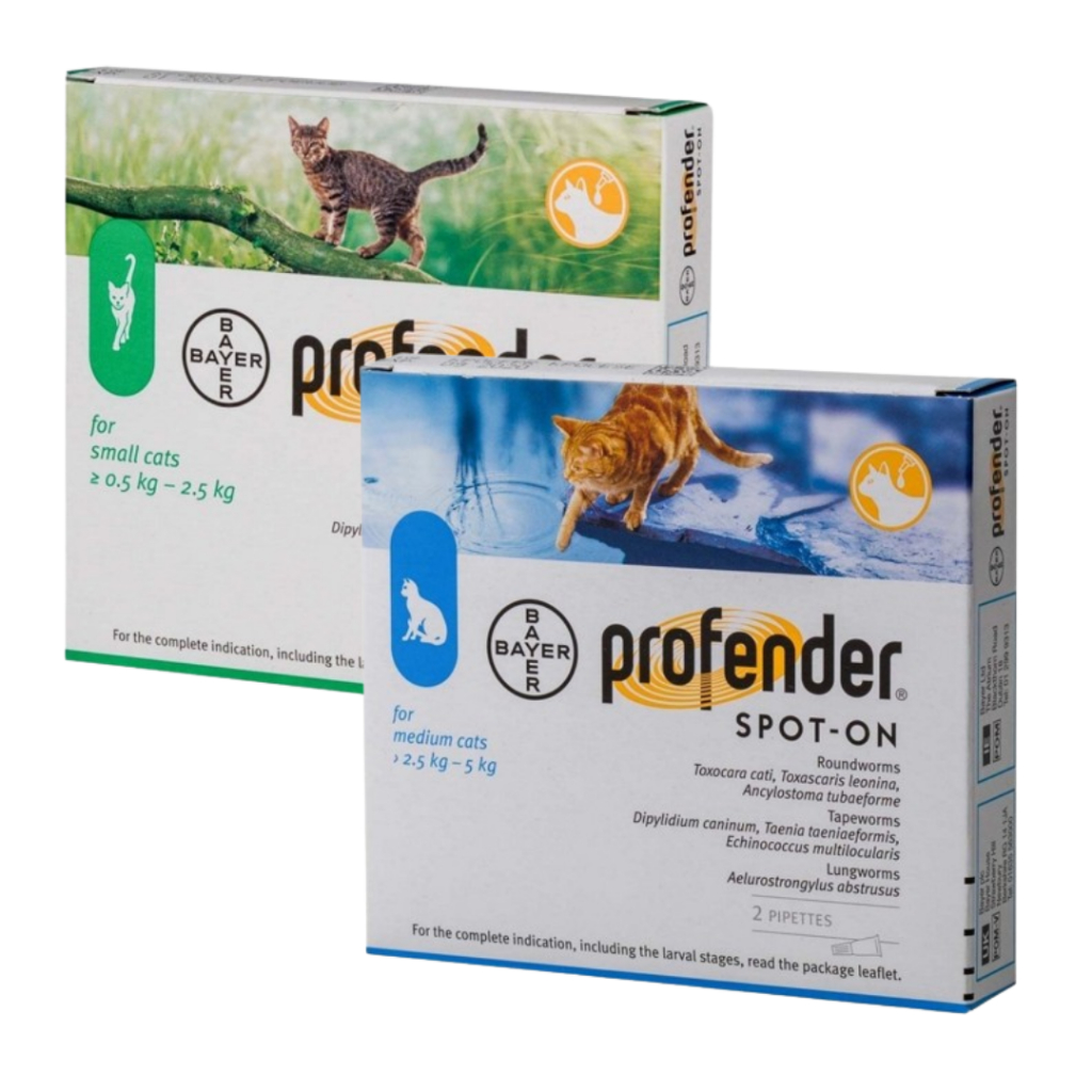 PROFENDER Spot On Cat Obat Cacing Tetes Kucing Induk Hamil dan Kitten 1PIPET