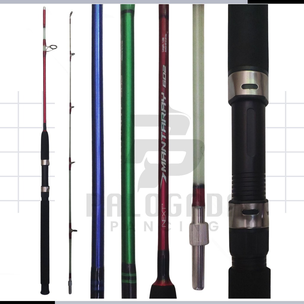 Joran NEXT MANTARAY 150 165 180 Fiber Solid Sambung Drat