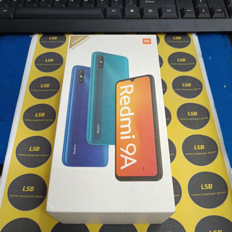 DUS BOX HANDPHONE XIAOMI REDMI 9A BEKAS ORIGINAL