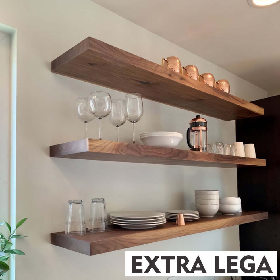 RB Rak Ambalan Dinding Minimalis Aesthetic Panjang 60 Cm Kayu Kamar Mandi Dapur Serbaguna Lebar 20