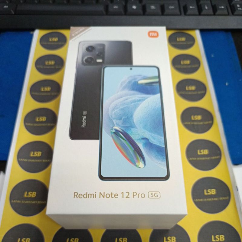 DUS BOX HANDPHONE XIAOMI REDMI NOTE 12 PRO 5G  ORIGINAL BEKAS