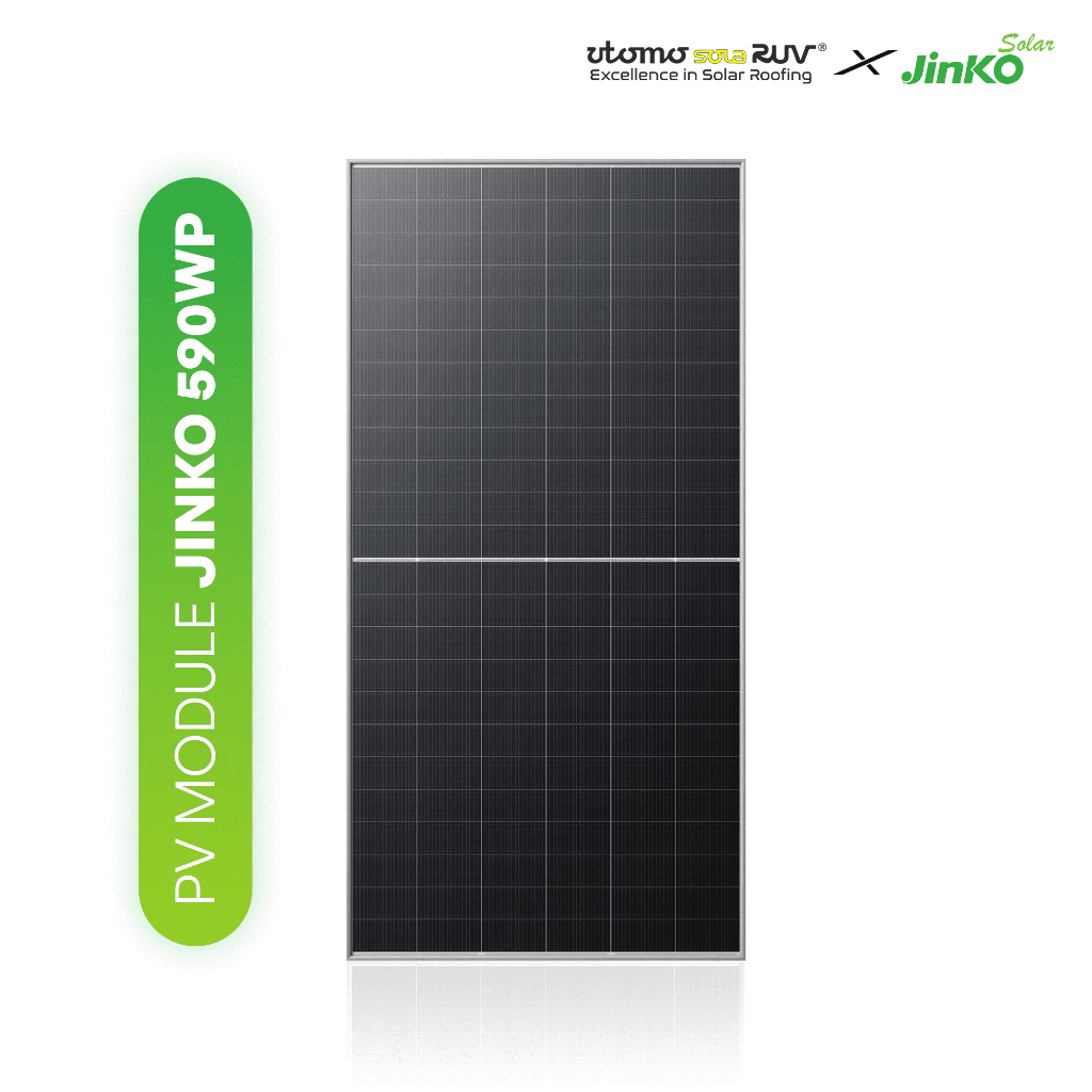 Panel Surya JINKO JKM590N-72HL4-V (MONO FACIAL) 590WP N-type [Utomo SolaRUV]