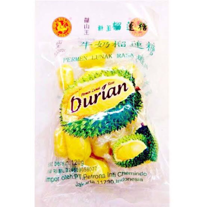 

CHEN LIANG JI PERMEN LUNAK RASA DURIAN / MUSANG KING DURIAN CANDY