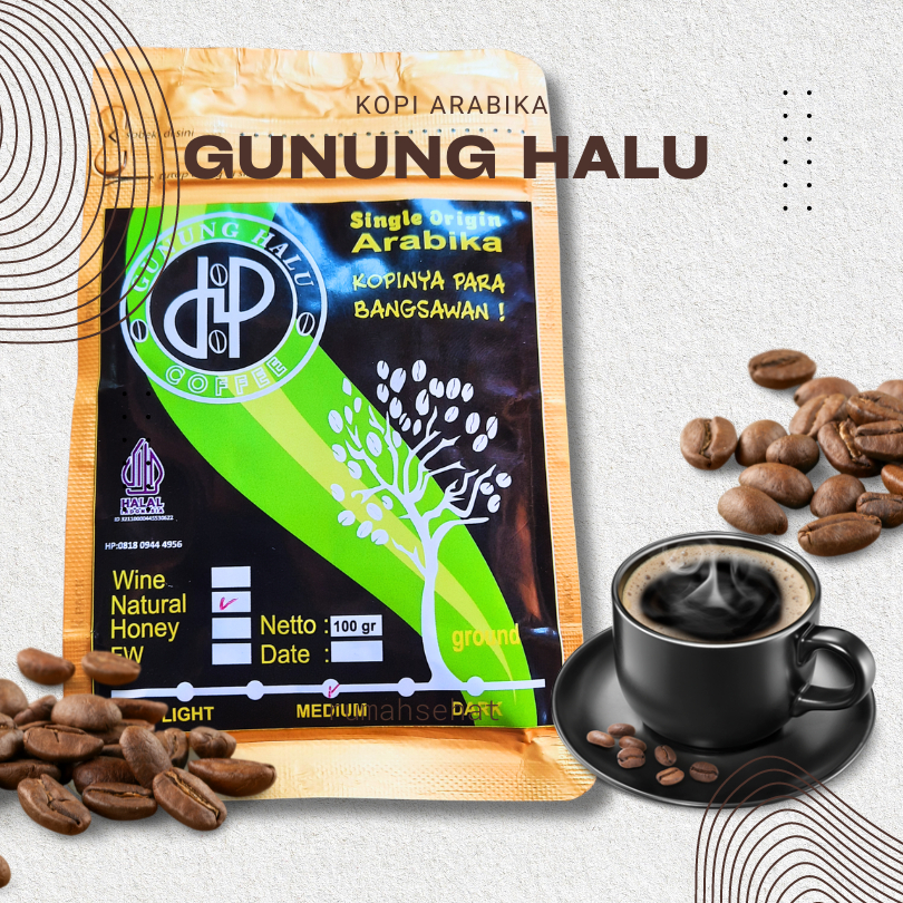 

kopi arabica gunung halu original