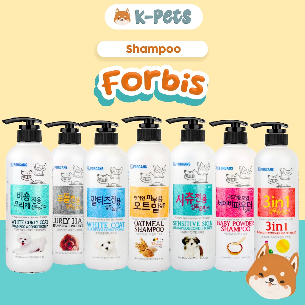 Forbis Dog Shampoo Anjing Korea