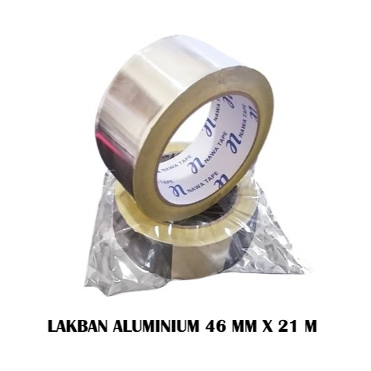 

LAKBAN ALUMINIUM FOIL TAPE 2" X 21M per dus 72 pcs TAHAN PANAS