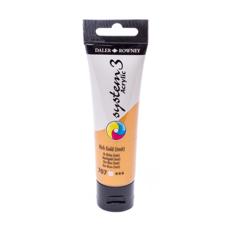 

Daler-Rowney System3 Acrylic 59ml Rich Gold Imit- Cat Akrilik