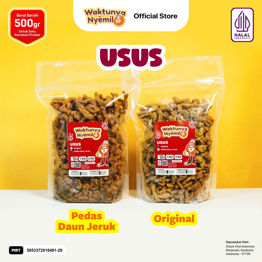 

USUS KRISPI BANTAT 500 GR Food Snack Camilan