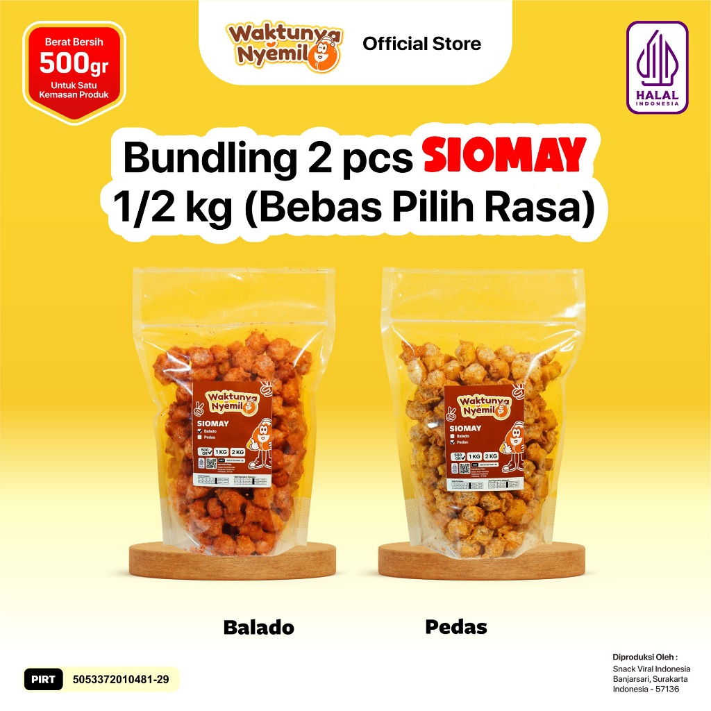 

BELI 1 DAPAT 2 SIOMAY BANTAT 1 KG Food Snack Camilan