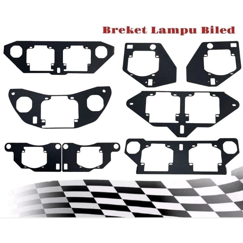 Breket Lampu Biled Projie 2,5 inch HID Vario 160 Vario 125 150 New Nmax New Nmax Old PCX Ninja 250 f