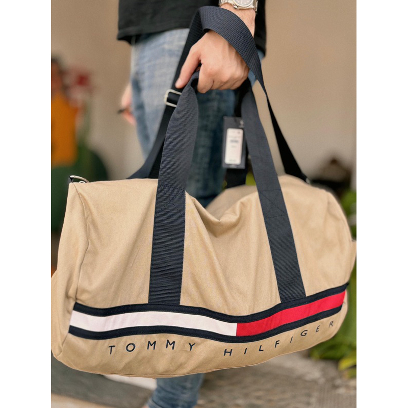 Tommy Hilfiger Creme Duffle Bag
