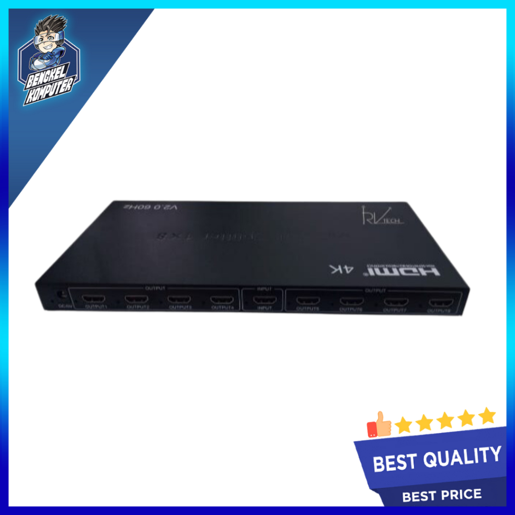 HDMI SPLITTER 8 PORT RVTECH