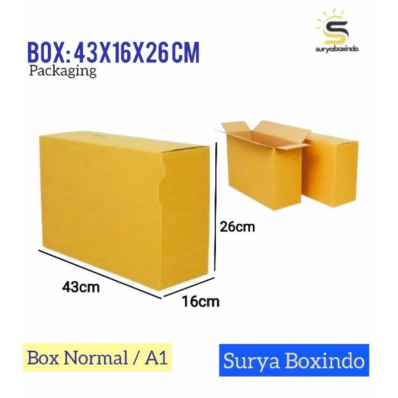 

Box 43X16X26 cm (oki)/kardus/Amdk/Packing/BoxNormal