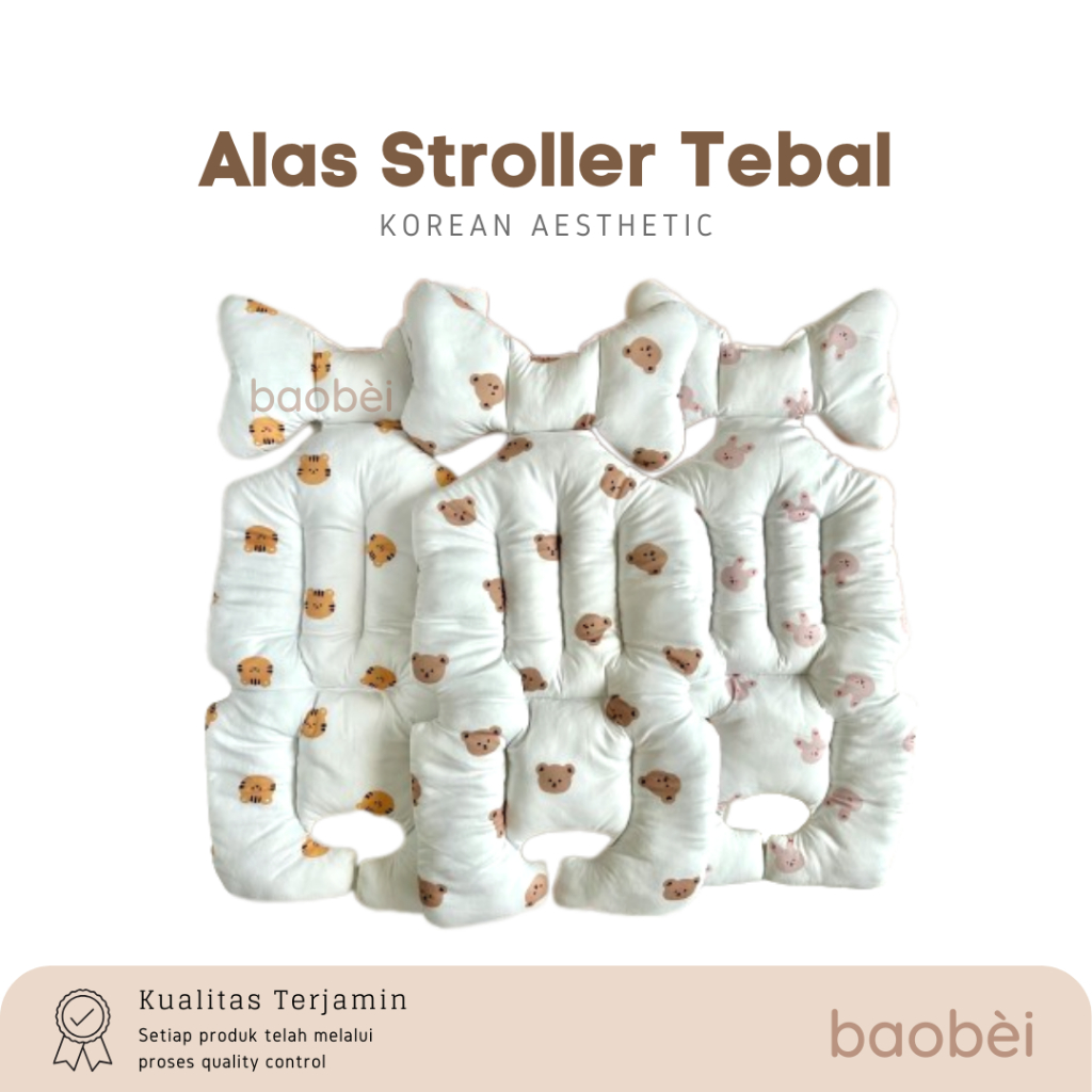 BAOBEI - ALAS STROLLER TEBAL BAYI ANAK / THICK STROLLER PAD / ALAS DUDUK STROLLER / ALAS DUDUK BABY 