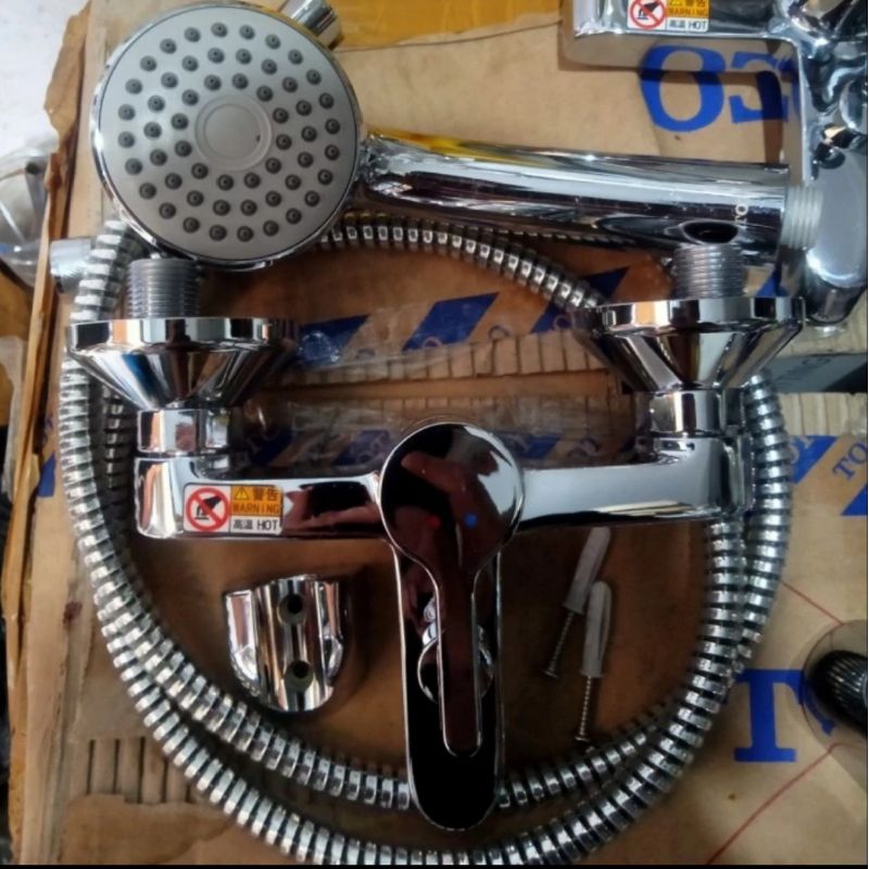 Kran Bathtub TOTO || TX471SPN // Kran Panas Dingin TOTO // Bekas + Shower Mandi TOTO