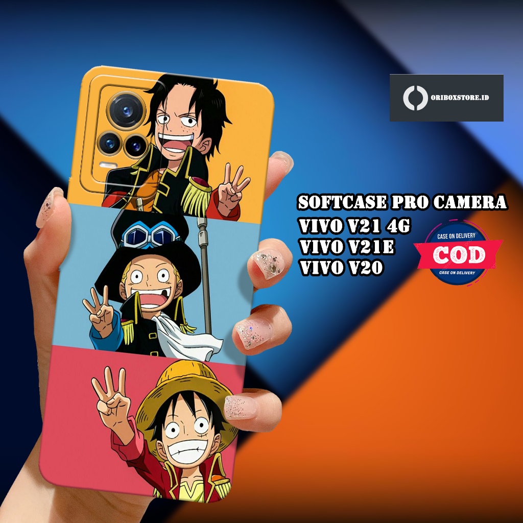 Case Hp VIVO V21E / V21 4G / V20 Terbaru - Motif Case Anime One Piece - kesing VIVO V21E / V21 4G / 