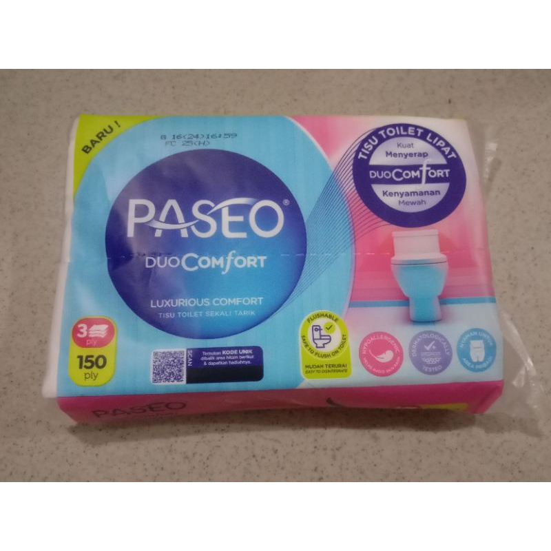 tisu Paseo duo comfort toilet
